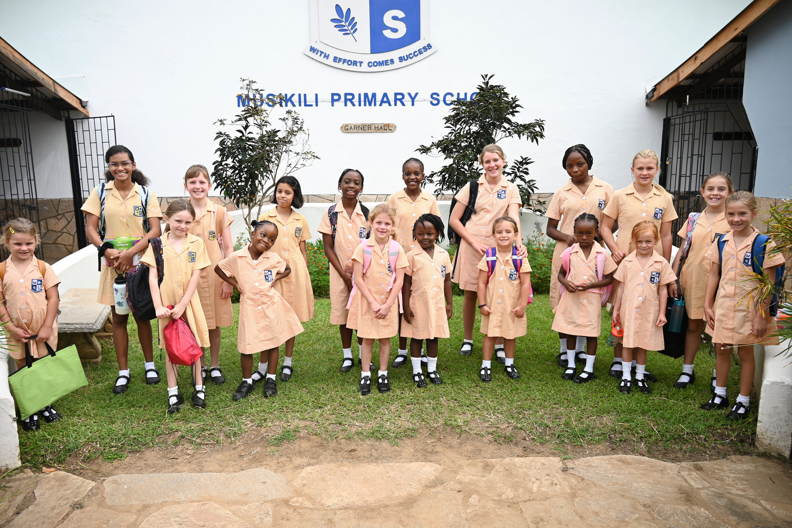 Musikili pupils in uniform